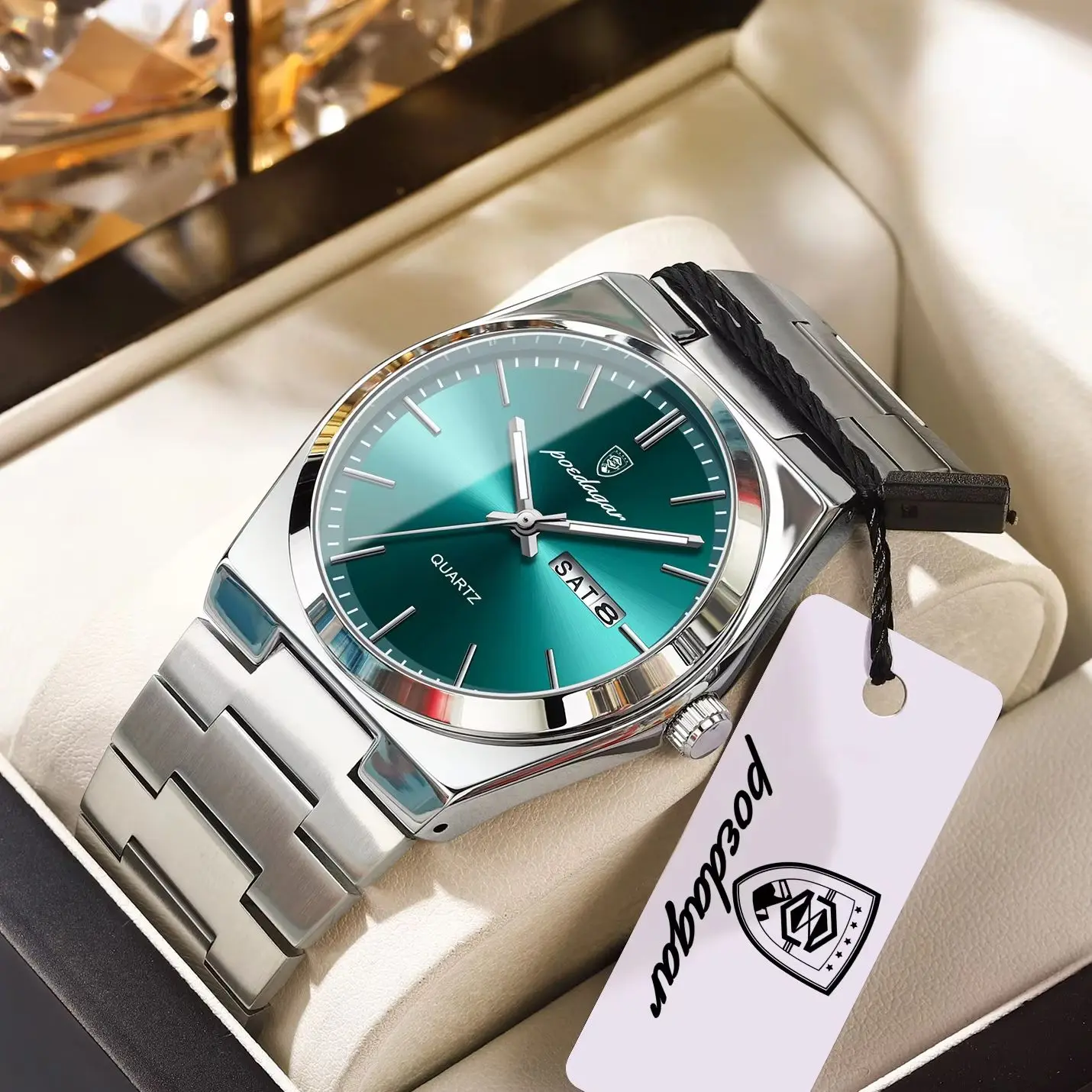 POEDAGAR Luxury Casual Man Wristwatch Waterproof Stainless Steel Luminous Men Clock Date Week Fashion Quartz Men's Watches Reloj
POEDAGAR Luxury Casual Man Wristwatch Waterproof Stainless Steel Luminous Men Clock Date Week Fashion Quartz Men's Watches Reloj