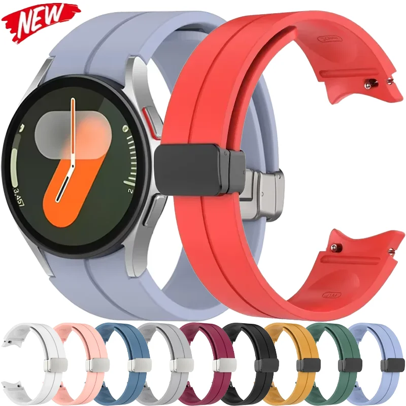 Original No Gaps Silicone Strap For Samsung Galaxy 7 6 5 4 FE 40/44mm Replaceable Wristband Watch 6/4 Classic 5pro 45mm Bracelet
Original No Gaps Silicone Strap For Samsung Galaxy 7 6 5 4 FE 40/44mm Replaceable Wristband Watch 6/4 Classic 5pro 45mm Bracelet