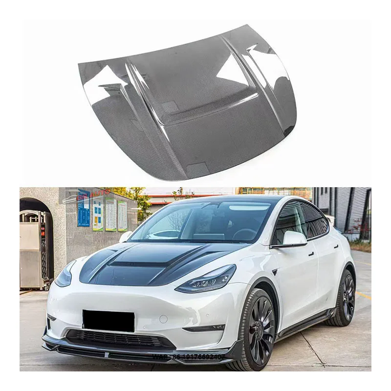 For New YTesla Model Y Dry Carbon Bumper with Exhaust Cut-Outs
For New YTesla Model Y Dry Carbon Bumper with Exhaust Cut-Outs