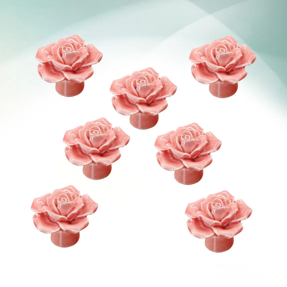 7Pcs Ceramic Rose Flower Drawer Pull Handles Stylish Durable Cabinet Knobs for Wardrobe Cupboard Furniture Drawer Hardware
7Pcs Ceramic Rose Flower Drawer Pull Handles Stylish Durable Cabinet Knobs for Wardrobe Cupboard Furniture Drawer Hardware