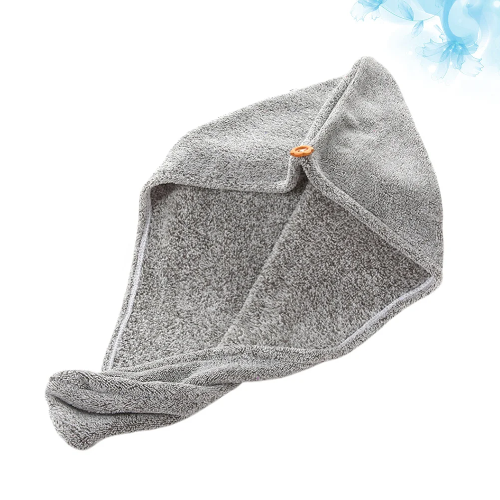 Hair Drying Cap Bamboo Charcoal Fiber Quick Drying Towel Grey Absorbent Dry Hair Girls Ladies Daily Use
Hair Drying Cap Bamboo Charcoal Fiber Quick Drying Towel Grey Absorbent Dry Hair Girls Ladies Daily Use