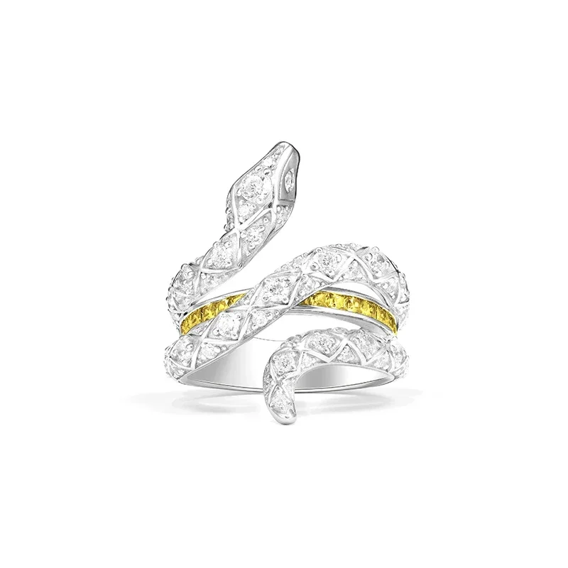 Bellux 925 Silver Gold Plated Synthetic Zircon Ring Lucky God Snake Women's Fine Jewelry
Bellux 925 Silver Gold Plated Synthetic Zircon Ring Lucky God Snake Women's Fine Jewelry
