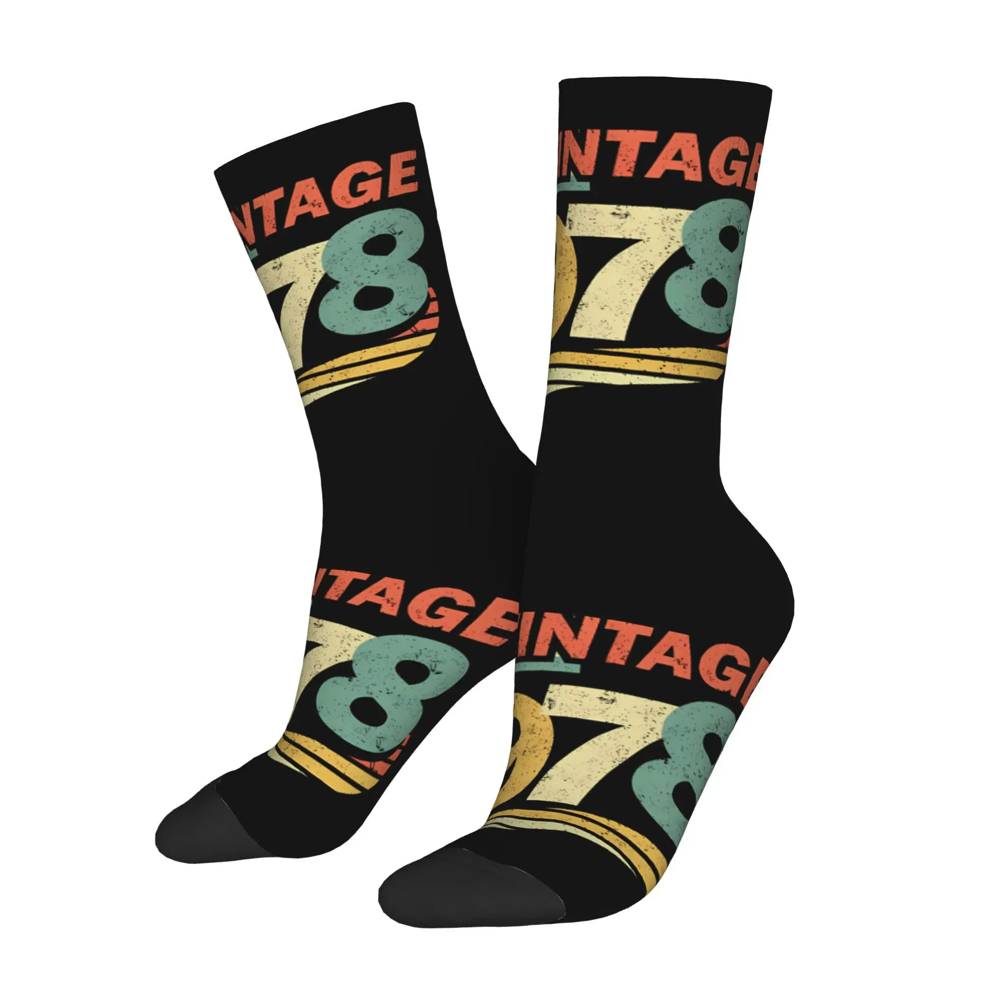 Happy Men's Socks Birthday Gift Vintage 1978 Retro Hip Hop Casual Crew Sock Gift Pattern Printed
Happy Men's Socks Birthday Gift Vintage 1978 Retro Hip Hop Casual Crew Sock Gift Pattern Printed