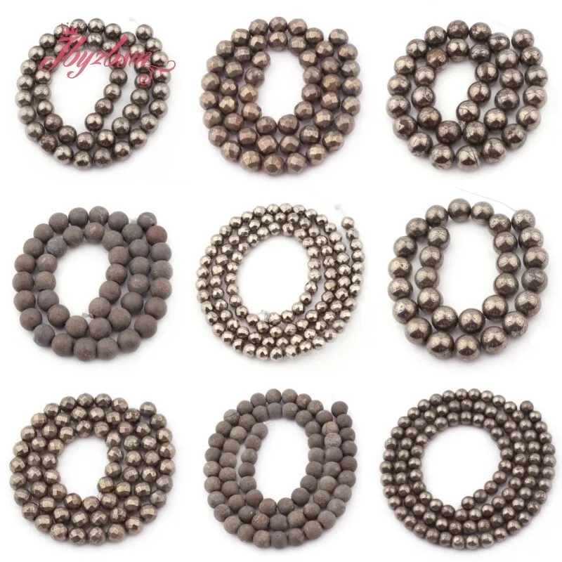Natural Pyrite Round Stone Beads Spacer Strand 15 Inches For Necklace Bracelets Jewelry Making DIY Loose Beads 4/6/8/10/12mm
Natural Pyrite Round Stone Beads Spacer Strand 15 Inches For Necklace Bracelets Jewelry Making DIY Loose Beads 4/6/8/10/12mm