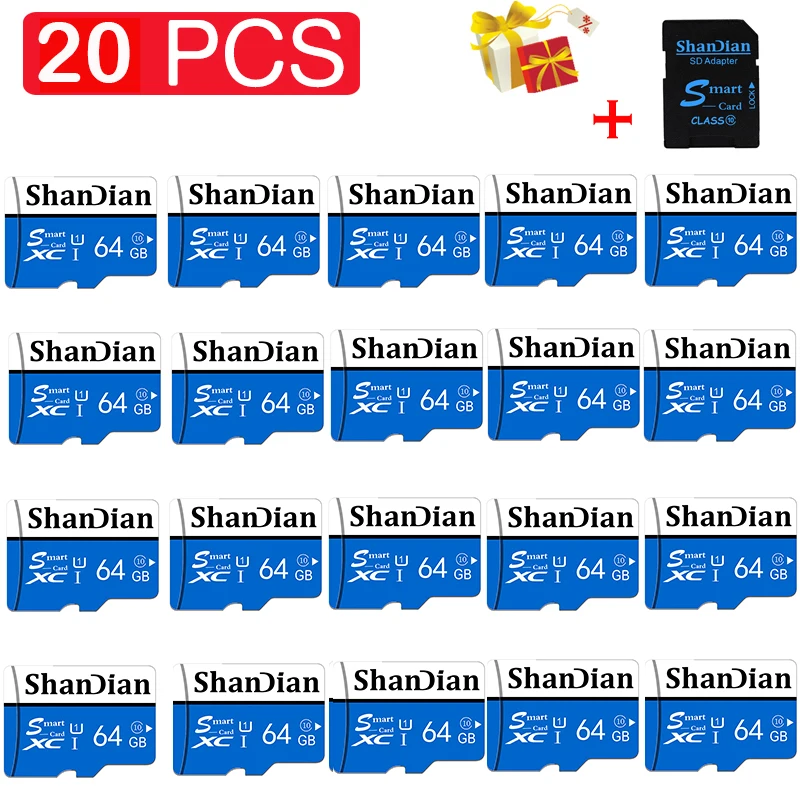 20/PC ShanDian Memory Card 32GB 64GB 128GB Mini Sd Card Class 10 TF Mobile Phone 8GB 16GB Mini Sd Card for Smartphone/camera
20/PC ShanDian Memory Card 32GB 64GB 128GB Mini Sd Card Class 10 TF Mobile Phone 8GB 16GB Mini Sd Card for Smartphone/camera