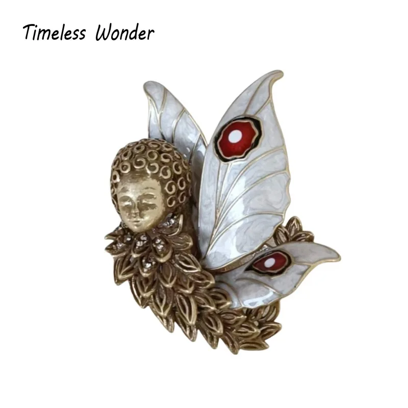 Timeless Wonder Fancy Enamel Fairy Brooch Pins for Women Designer Jewelry Runway Top Luxury Rare Handmade Gift Vintage 7526
Timeless Wonder Fancy Enamel Fairy Brooch Pins for Women Designer Jewelry Runway Top Luxury Rare Handmade Gift Vintage 7526
