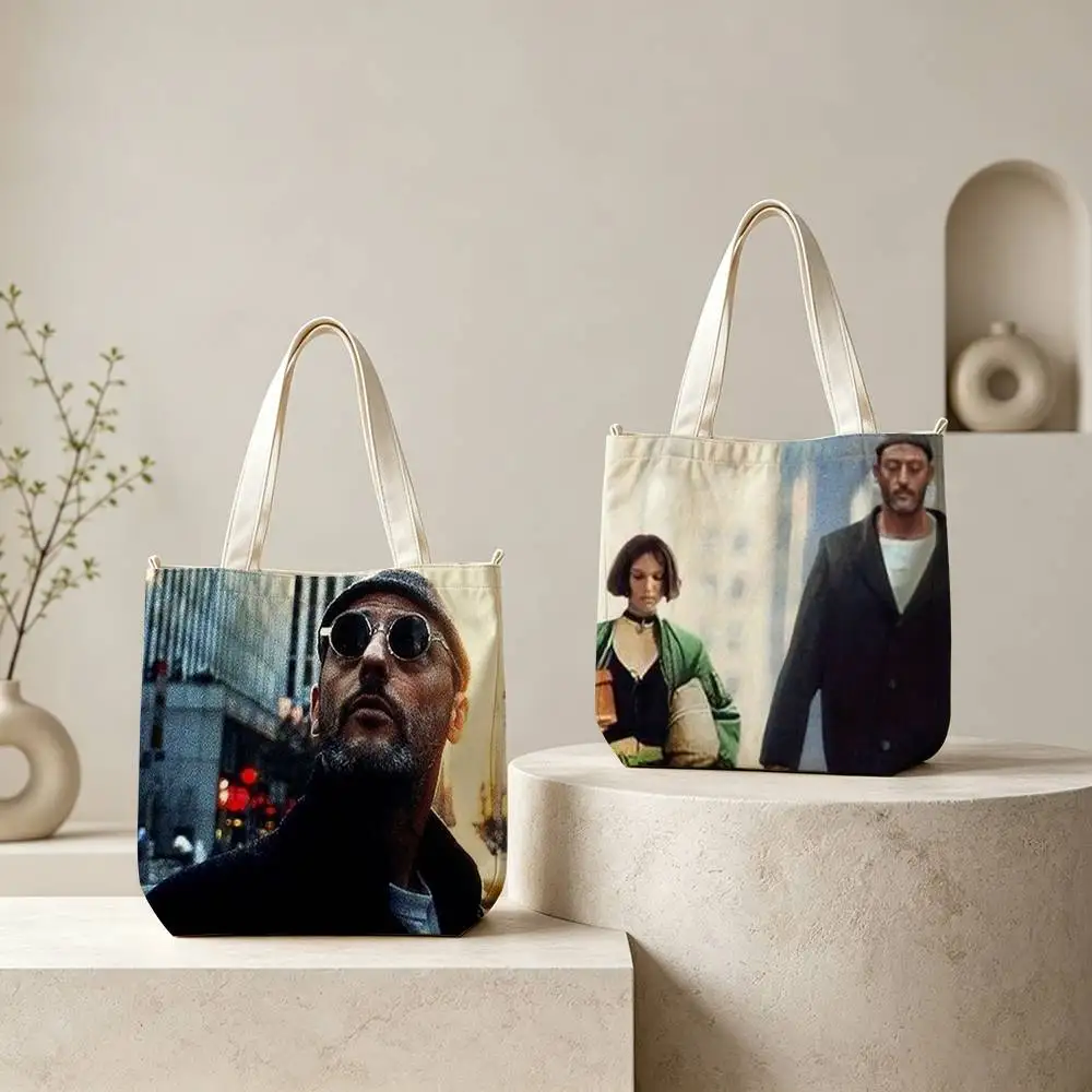 Classic Movie Leon The Professional Tote Bag for Women Reusable Shopping Tote Bag Zippered Shoulder Bags Print
Classic Movie Leon The Professional Tote Bag for Women Reusable Shopping Tote Bag Zippered Shoulder Bags Print