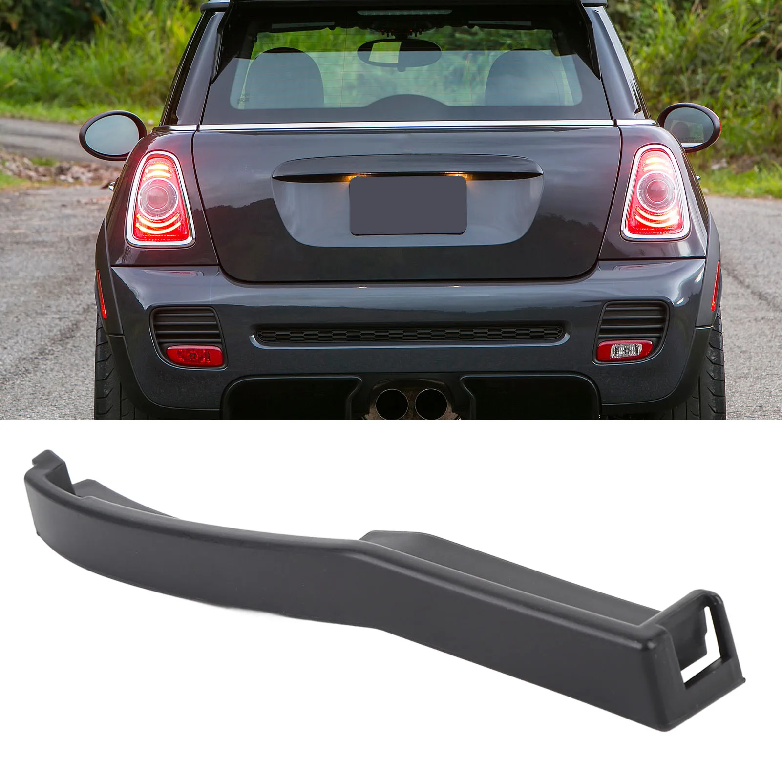 Накладка заднего бампера для Mini R56 R57 R58 R59 JCW — защелкивающаяся крышка из АБС-пластика
Накладка заднего бампера для Mini R56 R57 R58 R59 JCW — защелкивающаяся крышка из АБС-пластика