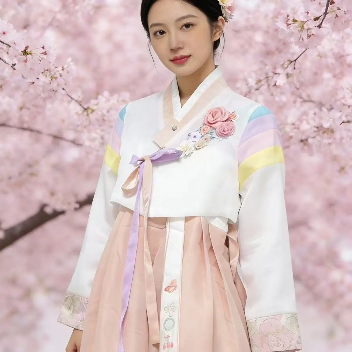 New Women's Hanbok Traditional Korean Clothing Court Style Wedding Stage Performance Dress High-end Carnival Event Cosplay Suit
New Women's Hanbok Traditional Korean Clothing Court Style Wedding Stage Performance Dress High-end Carnival Event Cosplay Suit