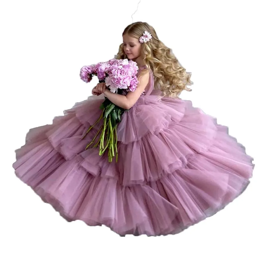 Customized Girls Princess Pageant Dress Spaghetti Straps Tiered Tulle Flower Girl Dress Fluffy Wedding Birthday Party Ball Gown
Customized Girls Princess Pageant Dress Spaghetti Straps Tiered Tulle Flower Girl Dress Fluffy Wedding Birthday Party Ball Gown