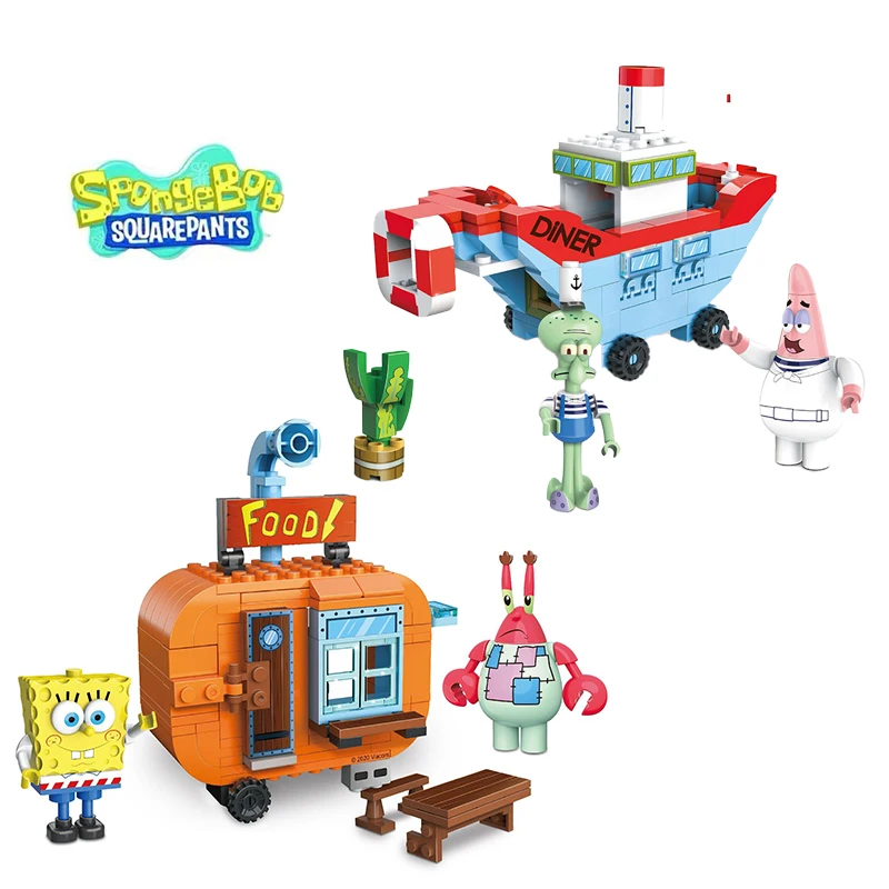 SpongeBob SquarePants Assemble Building Blocks Crab Boss Crab Pot King Base Restaurant dispatches Big Star Doll kids Gift Toy
SpongeBob SquarePants Assemble Building Blocks Crab Boss Crab Pot King Base Restaurant dispatches Big Star Doll kids Gift Toy