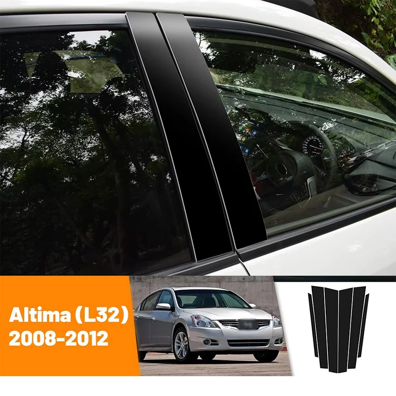 For Nissan Altima L32 2008-2012 2009 2010 2011 Black Carbon Fiber Doors and Windows B C Pillars Column Decorative Stickers
For Nissan Altima L32 2008-2012 2009 2010 2011 Black Carbon Fiber Doors and Windows B C Pillars Column Decorative Stickers