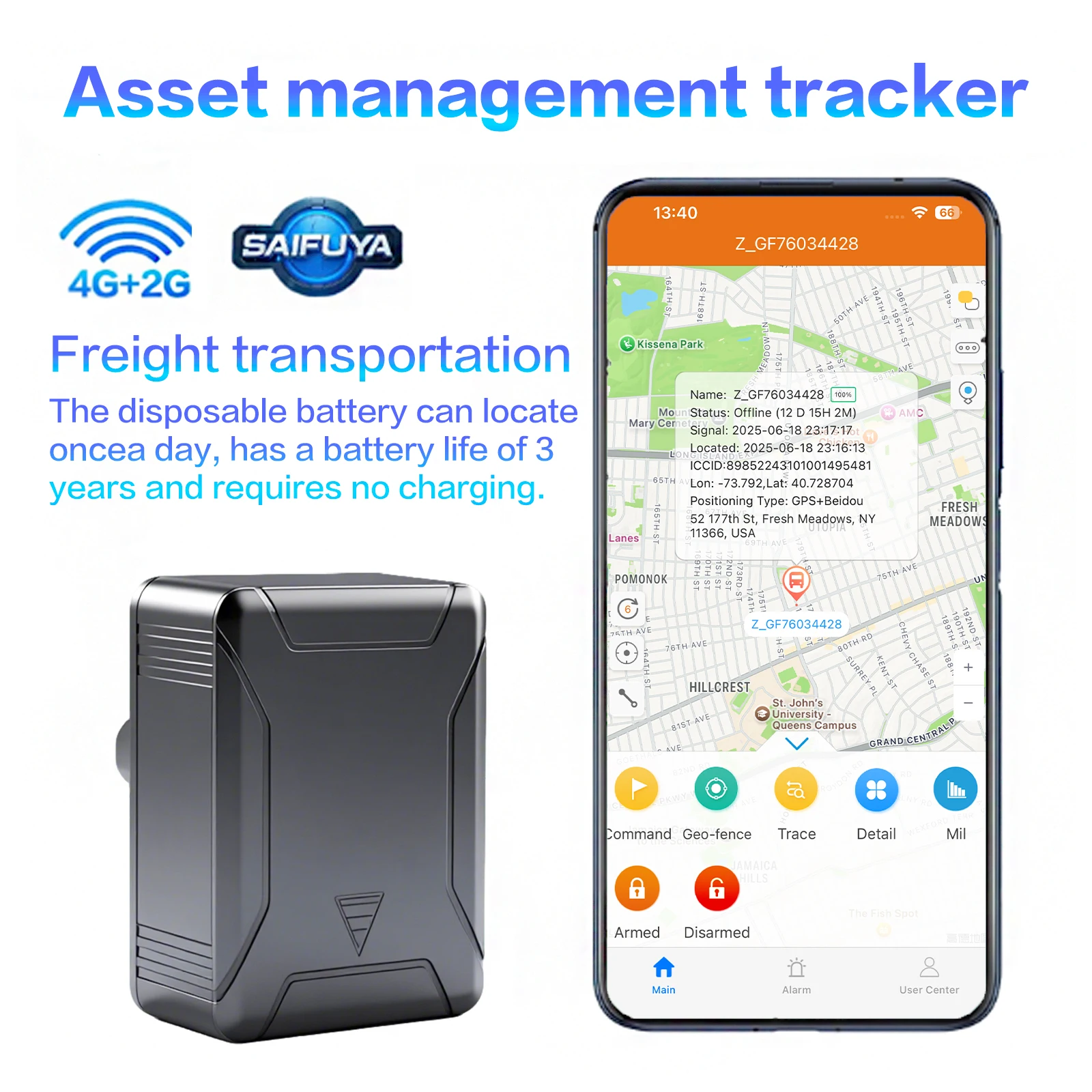 Car 4g Strong Magnetic Gps Tracker with Wireless Installation and Charging for Cargo Transportation Tracking and Logistics Management, with a 3-Year Battery Life
Car 4g Strong Magnetic Gps Tracker with Wireless Installation and Charging for Cargo Transportation Tracking and Logistics Management, with a 3-Year Battery Life