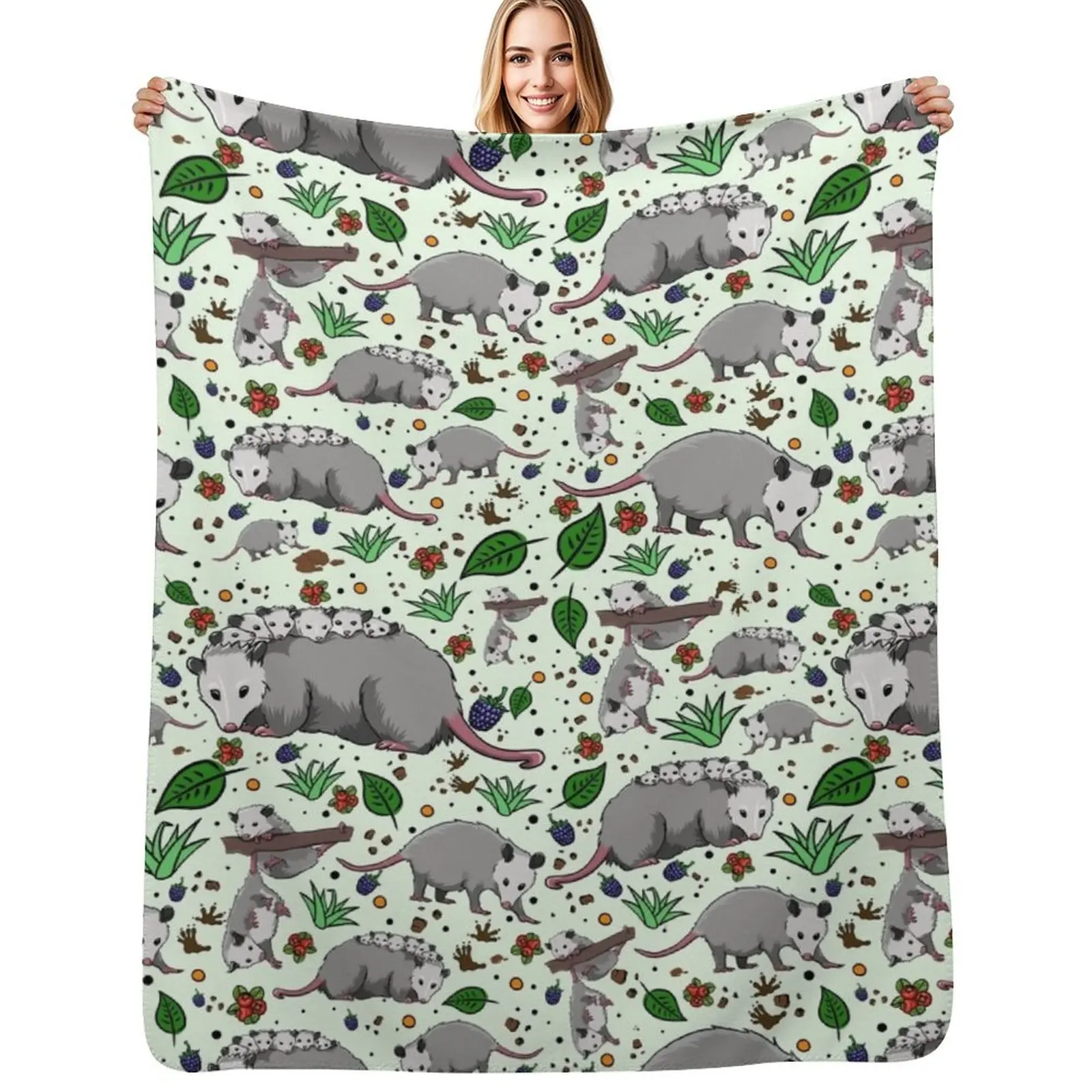 Cute Opossum,possum Throw Blanket Cozy Light Blanket for Travel Camping Picnic
Cute Opossum,possum Throw Blanket Cozy Light Blanket for Travel Camping Picnic