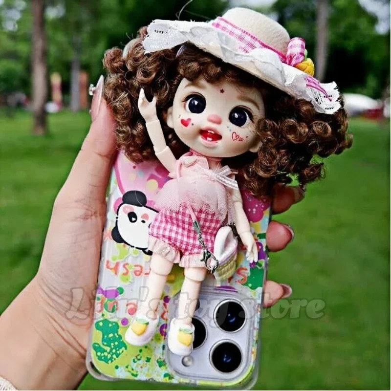 Mini Bjd Doll With Changeable Knitted Outfits Phone Pendant Bag Charm Keychain Hanging Ornament Cute Decor Doll Toys Girl Gift
Mini Bjd Doll With Changeable Knitted Outfits Phone Pendant Bag Charm Keychain Hanging Ornament Cute Decor Doll Toys Girl Gift