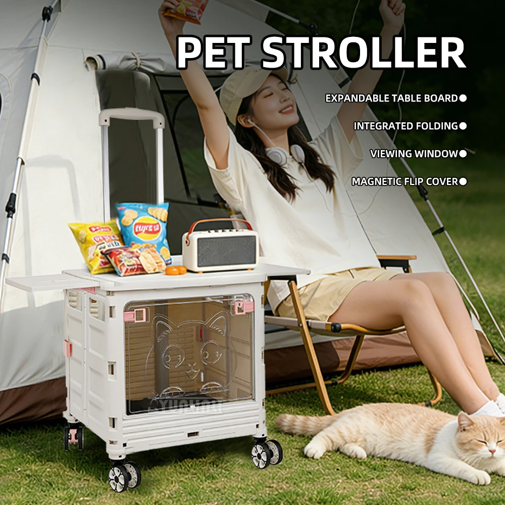 BY16-W lightweight foldable cart suitable for camping pets
BY16-W lightweight foldable cart suitable for camping pets