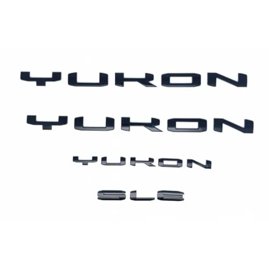 4PCS Replacement for 2021-2026 Yukon SLE Door Rear Emblems Letters Badge Nameplate Gloss Black
4PCS Replacement for 2021-2026 Yukon SLE Door Rear Emblems Letters Badge Nameplate Gloss Black