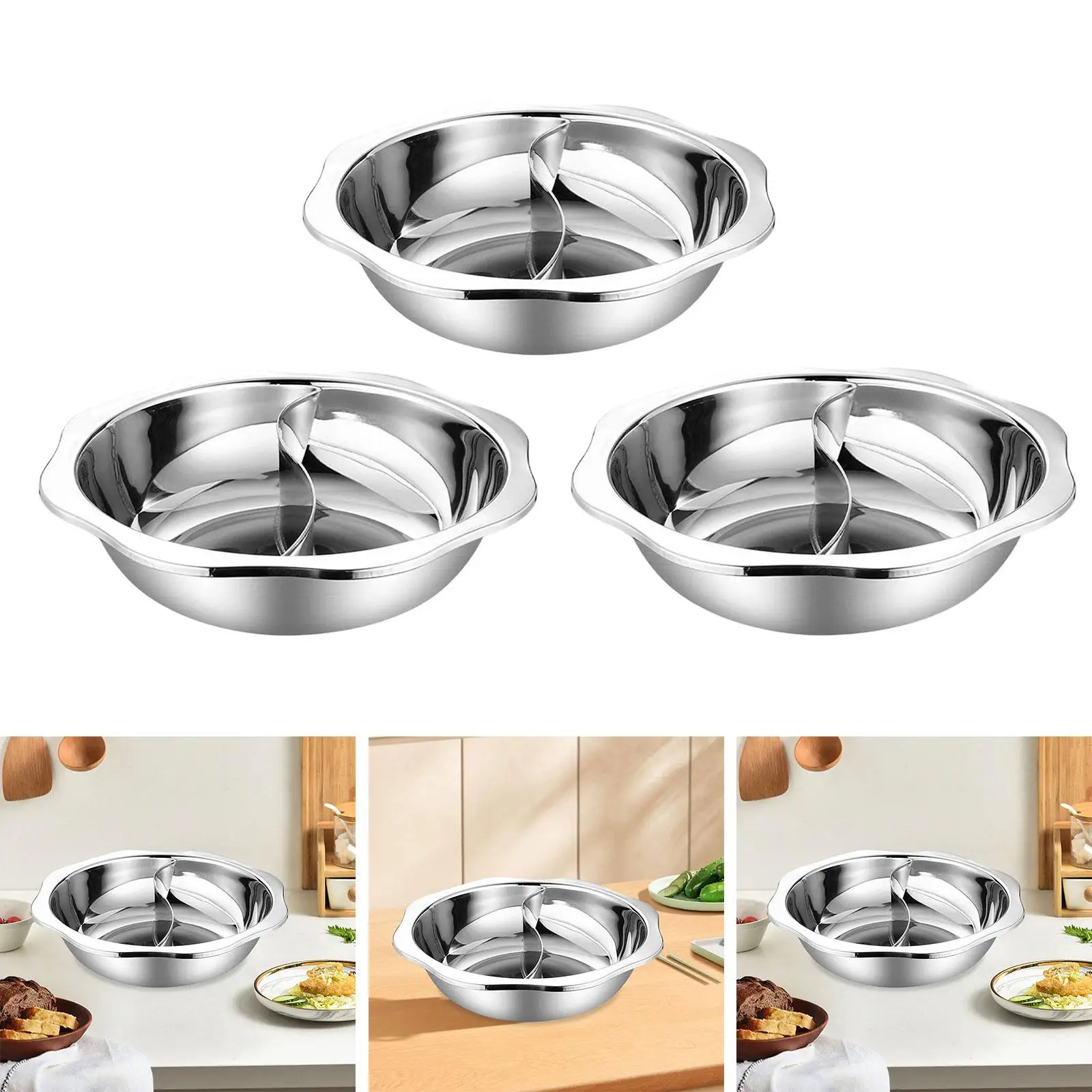 Горшок Shabu Shabu из нержавеющей стали, посуда для супа, универсальный портативный
Горшок Shabu Shabu из нержавеющей стали, посуда для супа, универсальный портативный