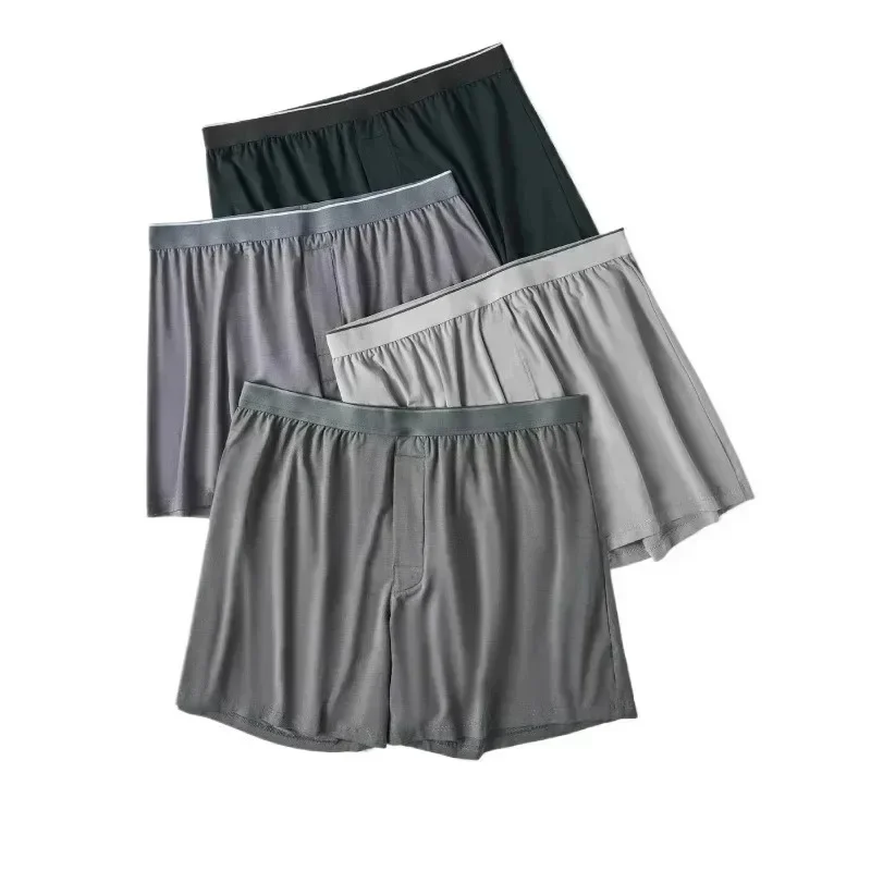 4-Pack Mens Modal Aro Pants Mid Waist Boxer shorts Loose Fit Pajama Pants Breathable Boxers for Men
4-Pack Mens Modal Aro Pants Mid Waist Boxer shorts Loose Fit Pajama Pants Breathable Boxers for Men