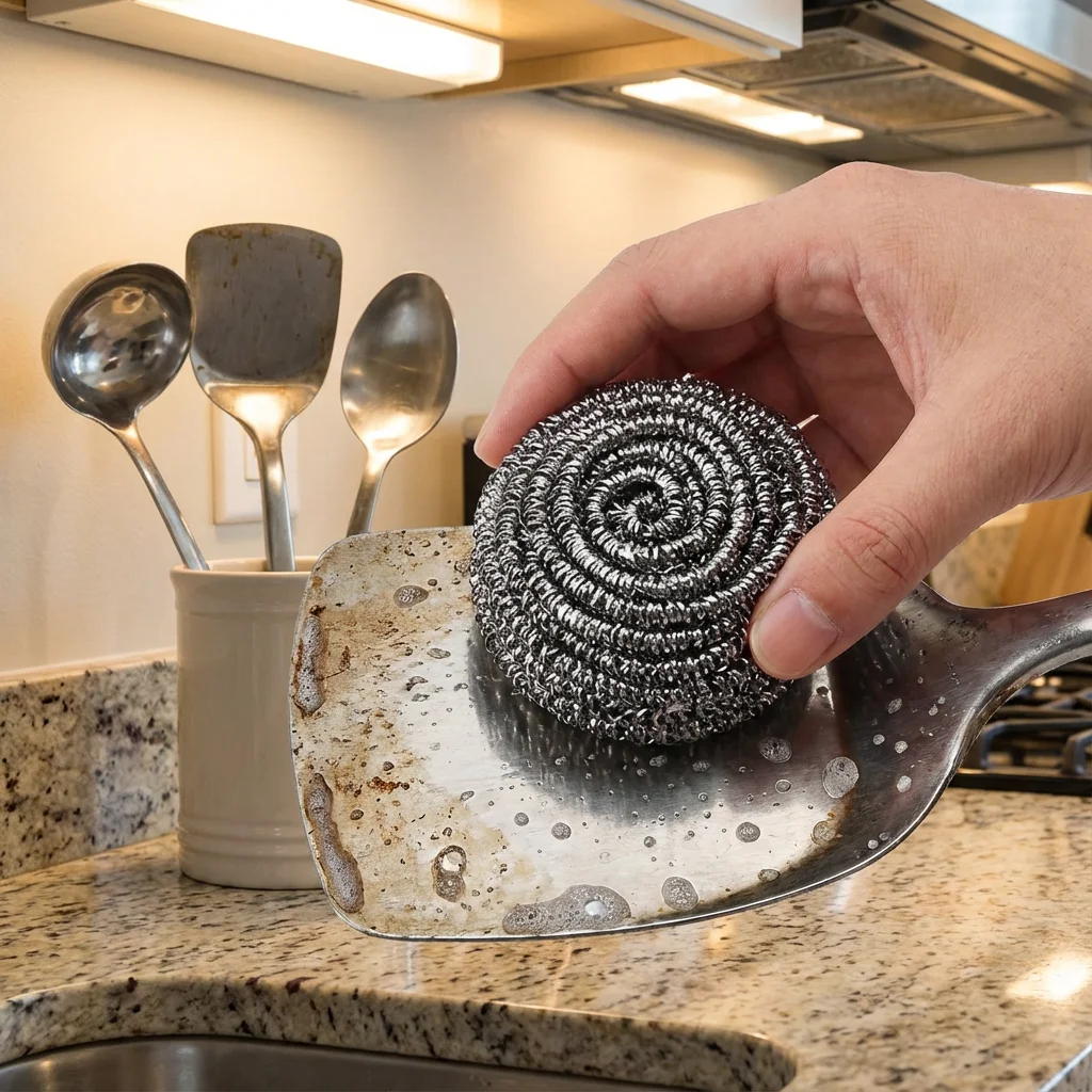 Спаситель для уборки кухни! 20 шт. Чистящие подушечки из нержавеющей стали — не выпадающие ржавчины. Мгновенно очищает пятна в горшке.
Спаситель для уборки кухни! 20 шт. Чистящие подушечки из нержавеющей стали — не выпадающие ржавчины. Мгновенно очищает пятна в горшке.