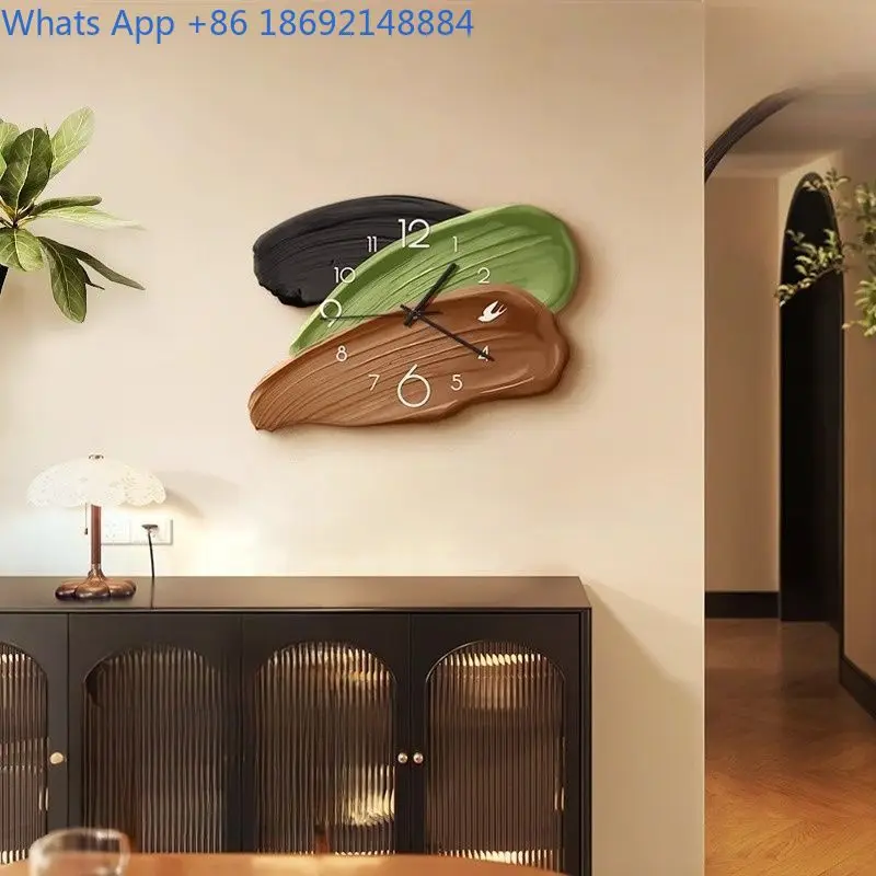 Vintage Style Restaurant Wall Clock Green Abstract High-End Retro Art Clock Living Room Creative Wall-Mounted Clock New Model
Vintage Style Restaurant Wall Clock Green Abstract High-End Retro Art Clock Living Room Creative Wall-Mounted Clock New Model