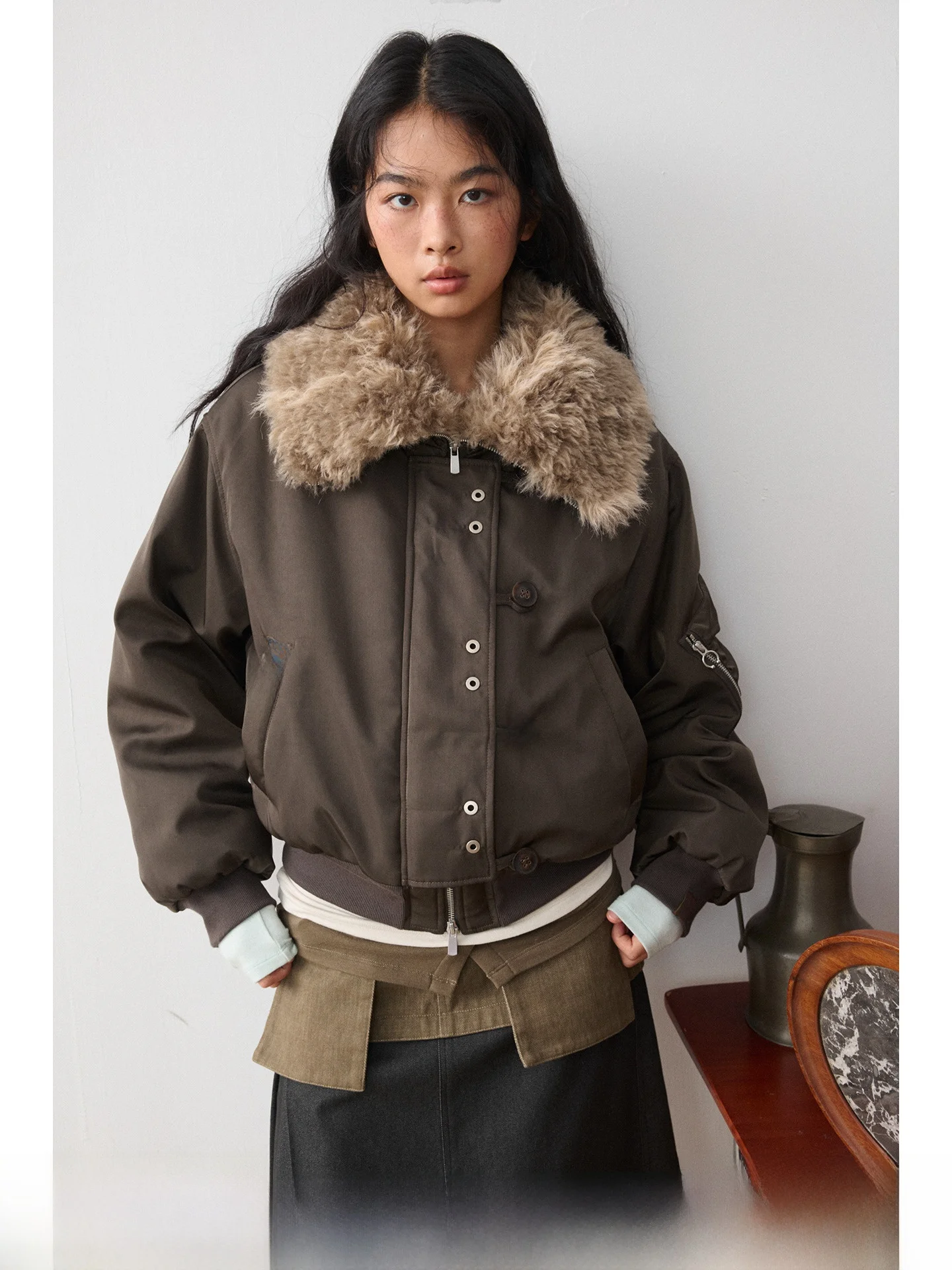 JIKOO Retro Barn Sle Cotton Jaet Large Collar Warmth Faux Camel Hair Coat Winter Outerwear Comfortable Loose Fit Women's ...
JIKOO Retro Barn Sle Cotton Jaet Large Collar Warmth Faux Camel Hair Coat Winter Outerwear Comfortable Loose Fit Women's ...