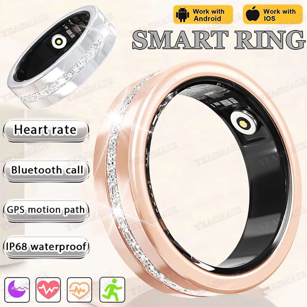 Модное женское умное кольцо с бриллиантами и коробкой IP68, водонепроницаемое женское кольцо, монитор сердечного ритма, здоровья, спортивный шагомер, фитнес-смартнинг
Модное женское умное кольцо с бриллиантами и коробкой IP68, водонепроницаемое женское кольцо, монитор сердечного ритма, здоровья, спортивный шагомер, фитнес-смартнинг