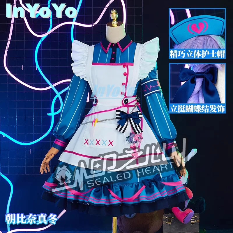 InYoYo Project Sekai PJSK Asahina Mafuyu Cosplay Costume Lovely Maid Uniform Dress Women Role Play Clothing Halloween Party
InYoYo Project Sekai PJSK Asahina Mafuyu Cosplay Costume Lovely Maid Uniform Dress Women Role Play Clothing Halloween Party
