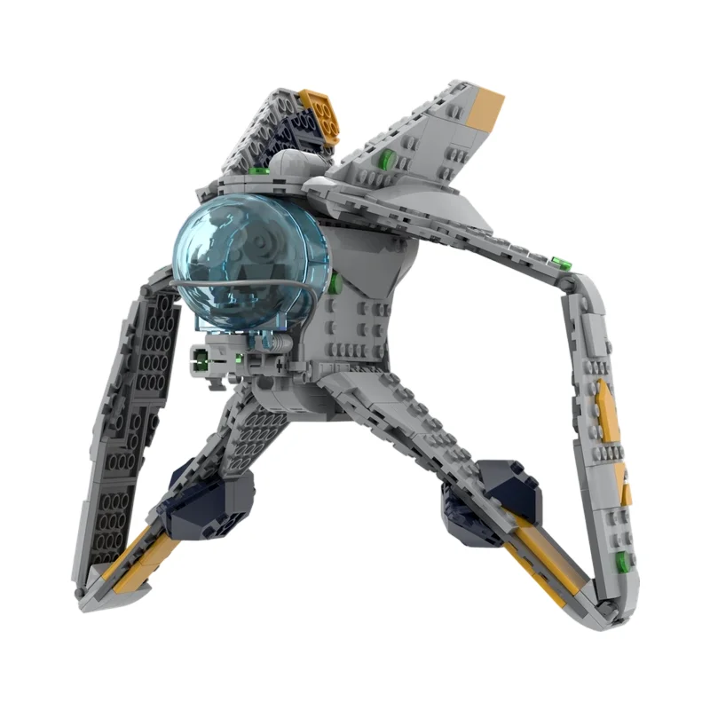 Shadow Starfighter MOC Building Blocks Sci fi Stealth Spacecraft Model DIY Assembly Bricks Desktop Collection Toy
Shadow Starfighter MOC Building Blocks Sci fi Stealth Spacecraft Model DIY Assembly Bricks Desktop Collection Toy