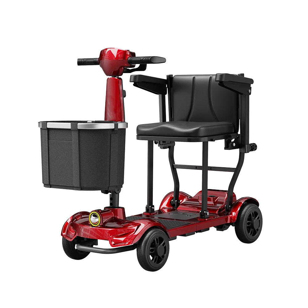 2026 Brand New Foldable Lightweight Brushless 250W 4-Wheel Electric Scooter Mobility Scooter with Basket for Elderly and Adults
2026 Brand New Foldable Lightweight Brushless 250W 4-Wheel Electric Scooter Mobility Scooter with Basket for Elderly and Adults