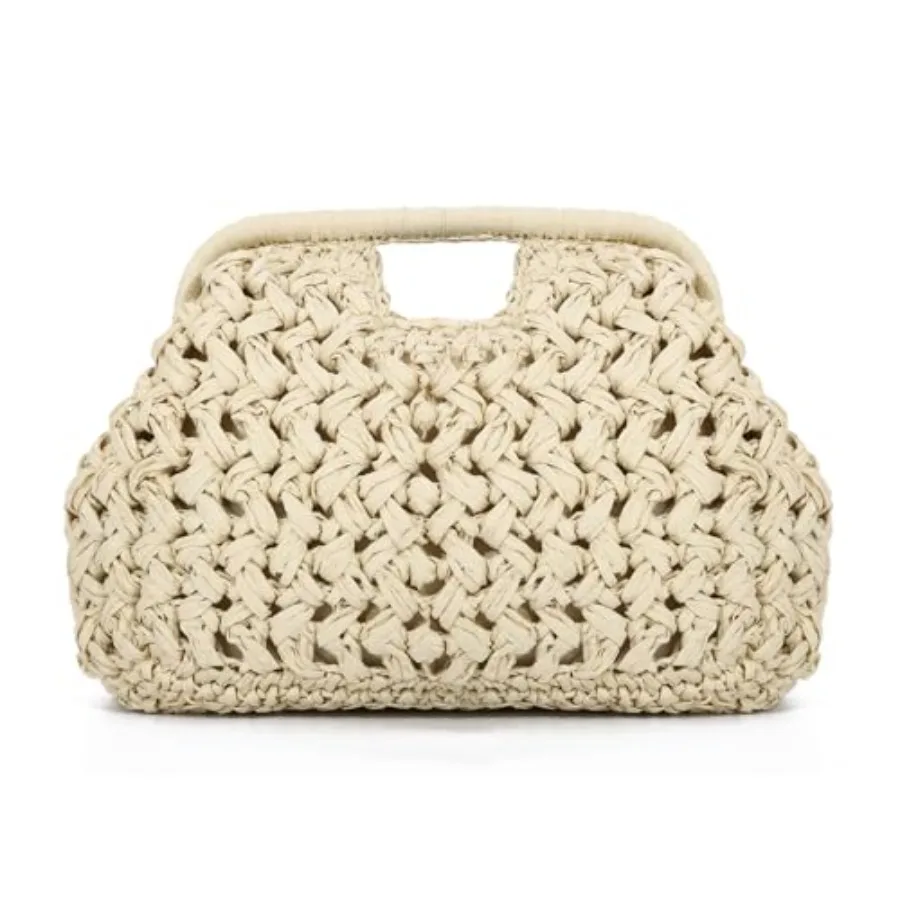 Emprier Straw Clutch Purses for Women Dumpling Bag Summer Beach Woven Handbag
Emprier Straw Clutch Purses for Women Dumpling Bag Summer Beach Woven Handbag