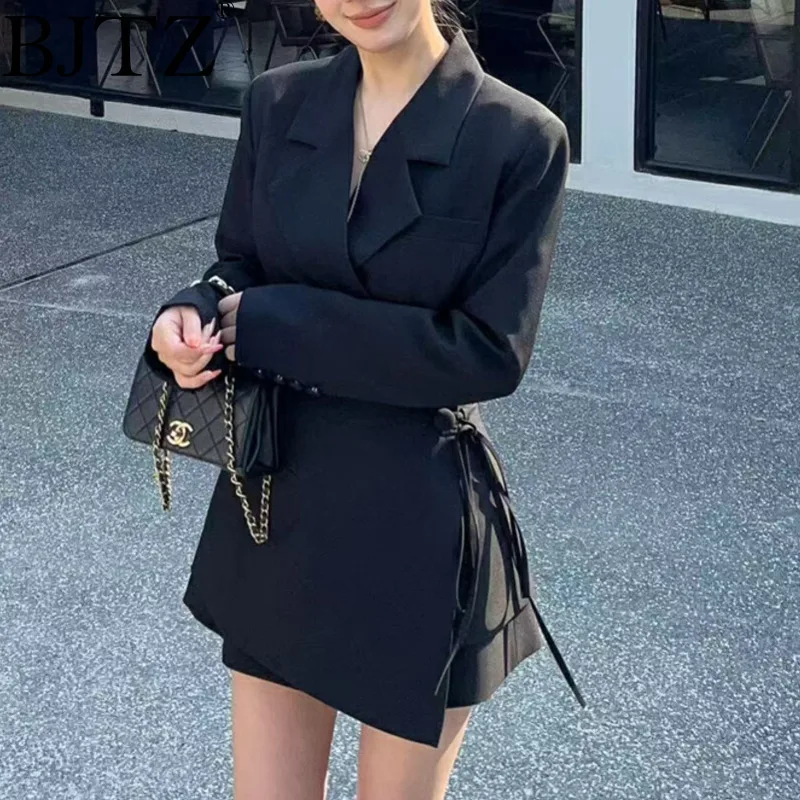 BJTZ Temperament With Solid Color Waist Slimming Lace-up Skirt 2025 Summer Women's Long Fashion Suit + Skirt Two-piece Set
BJTZ Temperament With Solid Color Waist Slimming Lace-up Skirt 2025 Summer Women's Long Fashion Suit + Skirt Two-piece Set