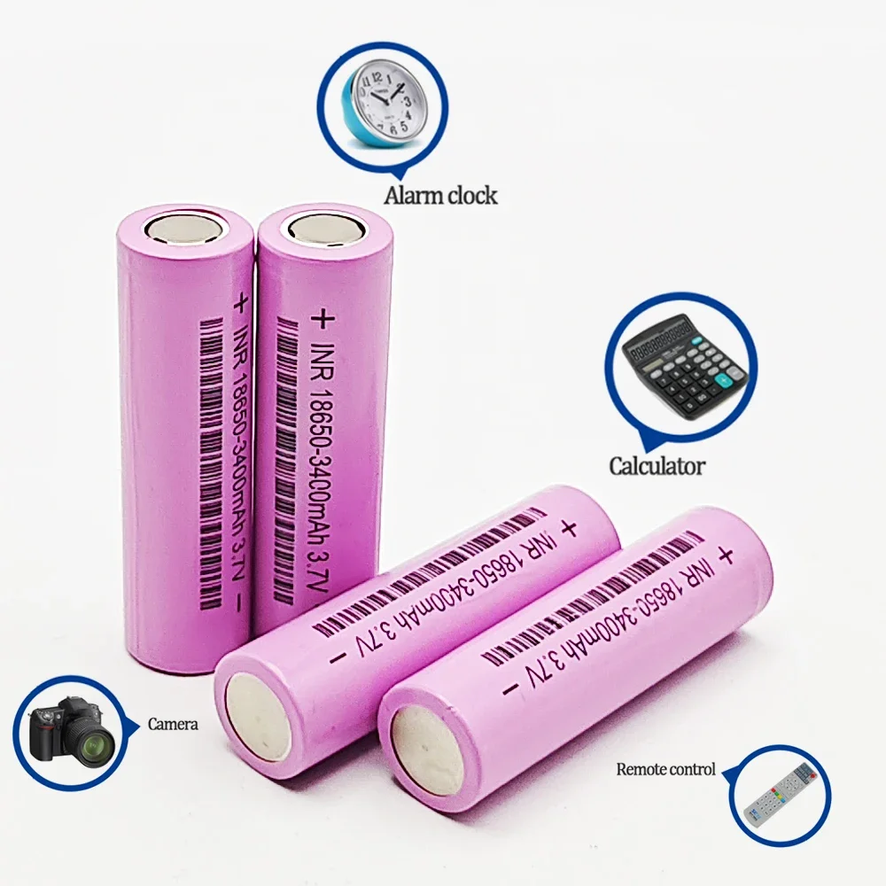 Rechargeable 18650 Lithium Ion Battery 3.7V 3400mAh with Vacuum Capacity for Screwdriver & Monitor
Rechargeable 18650 Lithium Ion Battery 3.7V 3400mAh with Vacuum Capacity for Screwdriver & Monitor