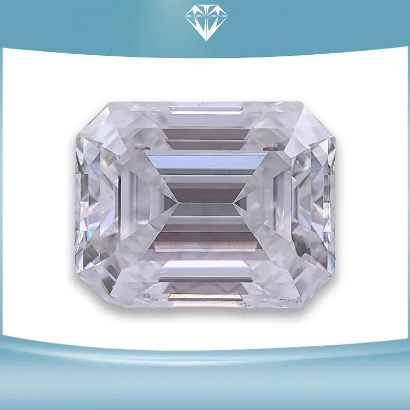 Highest Grade Moissanite Emerald Cut Super White D Color VVS1 Top Quality Charms Jewelry Making Materials with GRA Certificate
Highest Grade Moissanite Emerald Cut Super White D Color VVS1 Top Quality Charms Jewelry Making Materials with GRA Certificate