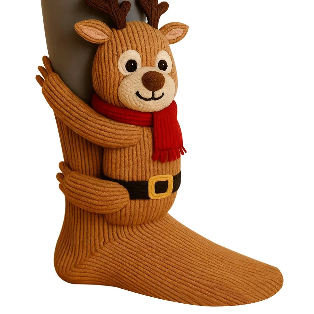 Creativity 3D Knit Animal Socks Hand Crocheted Double Layer Funny Socks Anti-Sweat Breathable Middle Tube Socks for Men & Women
Creativity 3D Knit Animal Socks Hand Crocheted Double Layer Funny Socks Anti-Sweat Breathable Middle Tube Socks for Men & Women