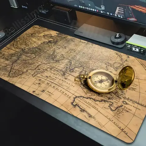 Xxl Office Computer Desk mat Vintage Mousepad Gamer Old World Map Mouse pad Large Table 600x1200 mat Gaming Anime Pad Mosue Mats