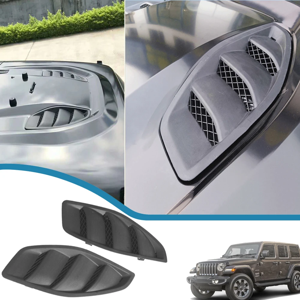 Car Front Hood Bonnet Air Outlet Vent Decoration Cover Sticker Trim for Jeep Wrangler JK 2007-2017 2/4 Door Exterior Accessories
Car Front Hood Bonnet Air Outlet Vent Decoration Cover Sticker Trim for Jeep Wrangler JK 2007-2017 2/4 Door Exterior Accessories