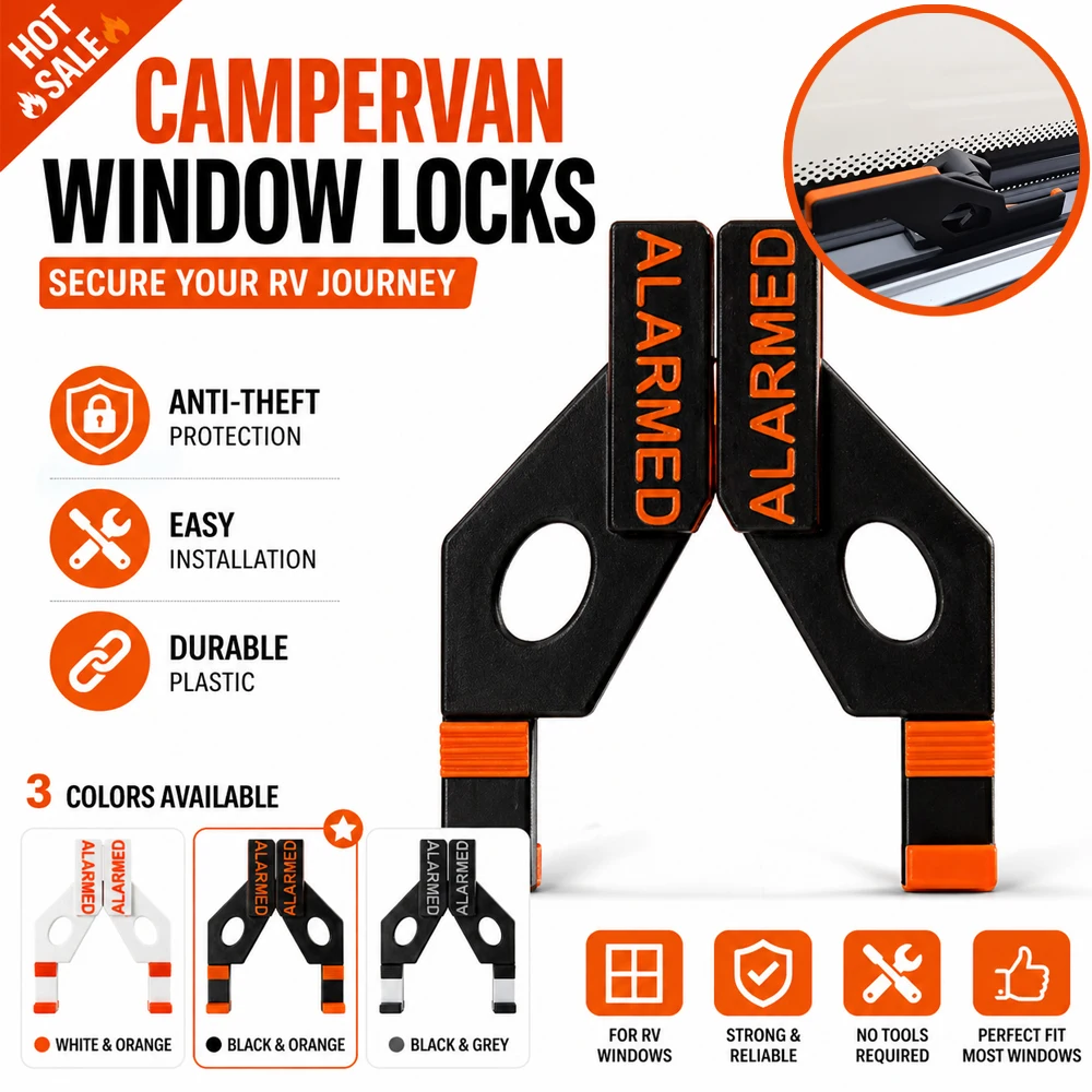 Campervan Window Lock Security Clip Caravan Motorhome Anti-Theft Windbreak Lock for Dometic Seitz Polyplastic Polyfix Left Right
Campervan Window Lock Security Clip Caravan Motorhome Anti-Theft Windbreak Lock for Dometic Seitz Polyplastic Polyfix Left Right