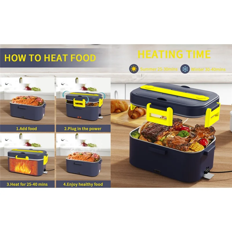 1.8L Electric Lunch Box Adult Car Fast Heating Lunch Box With Leak Proof Lid US Plug-A
1.8L Electric Lunch Box Adult Car Fast Heating Lunch Box With Leak Proof Lid US Plug-A