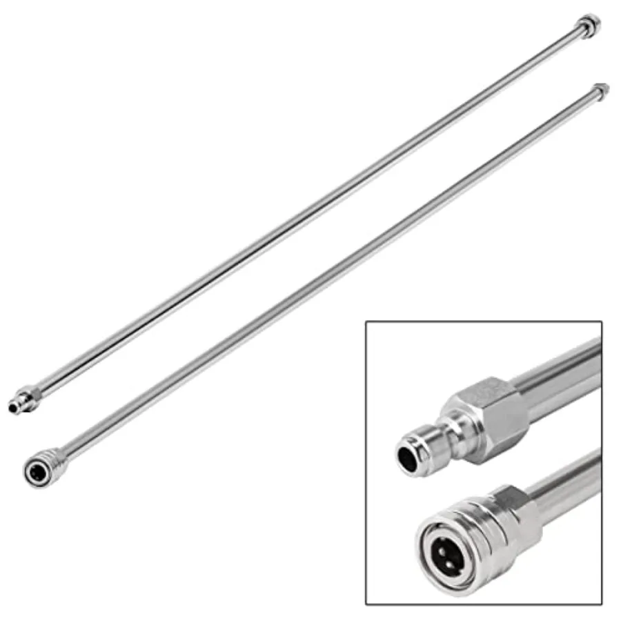 Prure Washer Wand Extension, Replacement Prure Washer Lance, Stal Steel Power Washer Extender Wand, 1/4" Quick Connect Fittg, 4
Prure Washer Wand Extension, Replacement Prure Washer Lance, Stal Steel Power Washer Extender Wand, 1/4" Quick Connect Fittg, 4