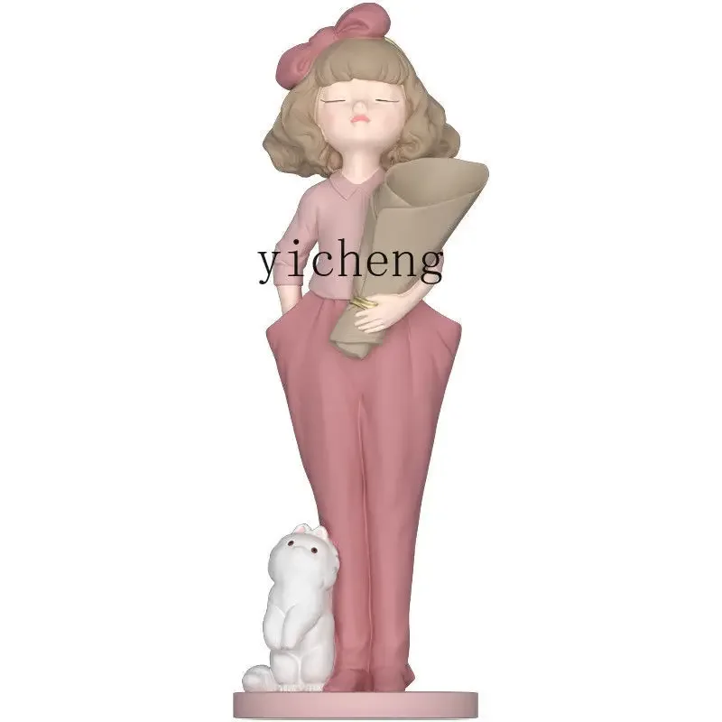 ZK Creative Bouquet Girls' Living Room Large Floor Ornaments TV Cabinet next to Home Decorations figurines
ZK Creative Bouquet Girls' Living Room Large Floor Ornaments TV Cabinet next to Home Decorations figurines