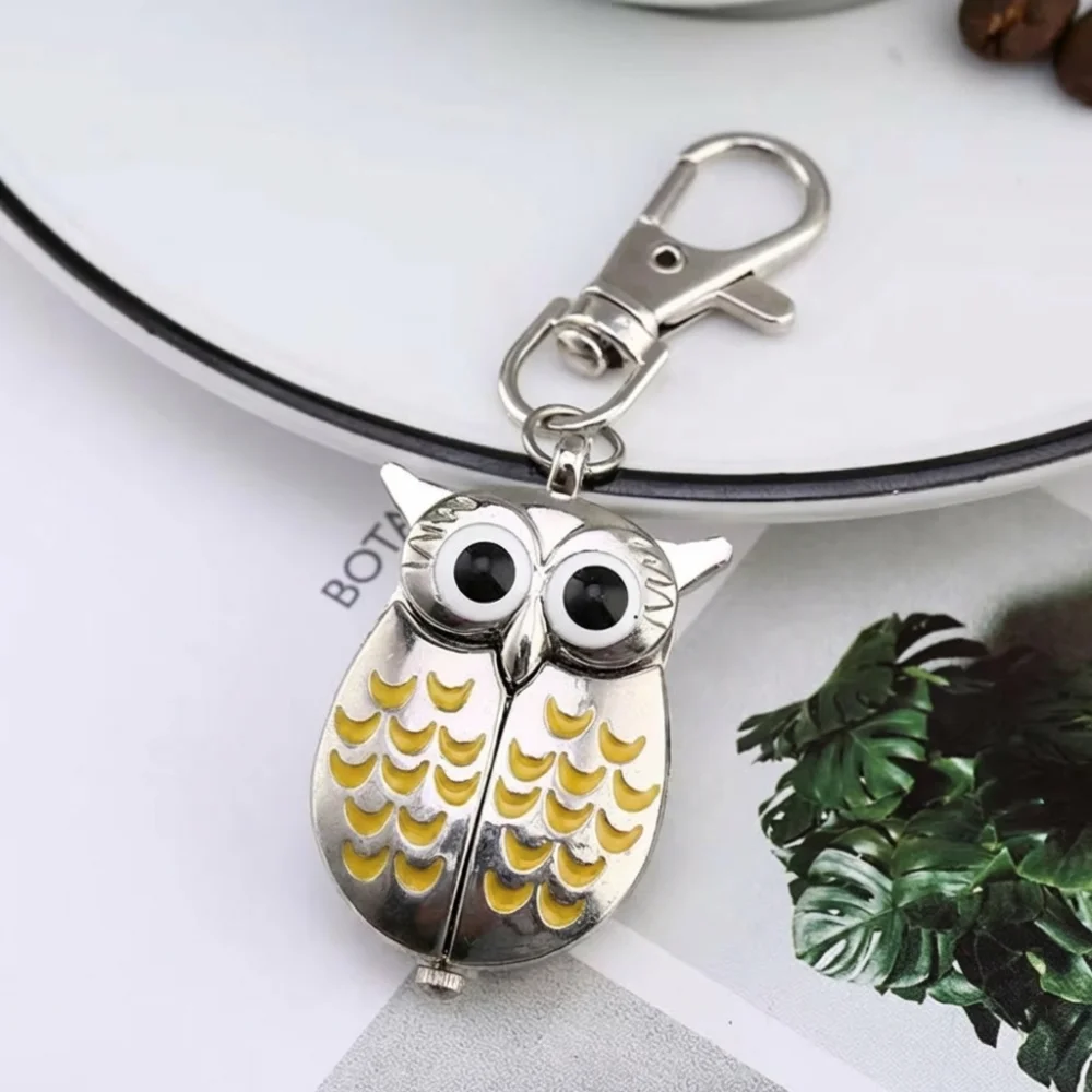 Fashion Owl Shape Pocket Watch Keychain Flip Style Antique Hang Watch Retro Classic Necklace Clock For Unisex Adults Children
Fashion Owl Shape Pocket Watch Keychain Flip Style Antique Hang Watch Retro Classic Necklace Clock For Unisex Adults Children
