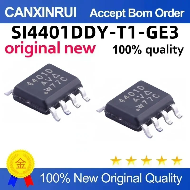 (5-100 pieces)SI4401DDY-T1-GE3 silk screen 4401D P-channel MOSFET SOP-8 brand new original
(5-100 pieces)SI4401DDY-T1-GE3 silk screen 4401D P-channel MOSFET SOP-8 brand new original