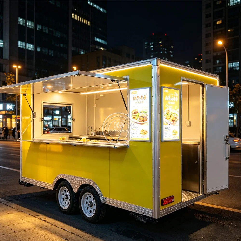 CE Certified Customized Mobile Food Truck Custom Mobile Kitchen Trailer High Quality Food Trailer with Pizza Oven
CE Certified Customized Mobile Food Truck Custom Mobile Kitchen Trailer High Quality Food Trailer with Pizza Oven