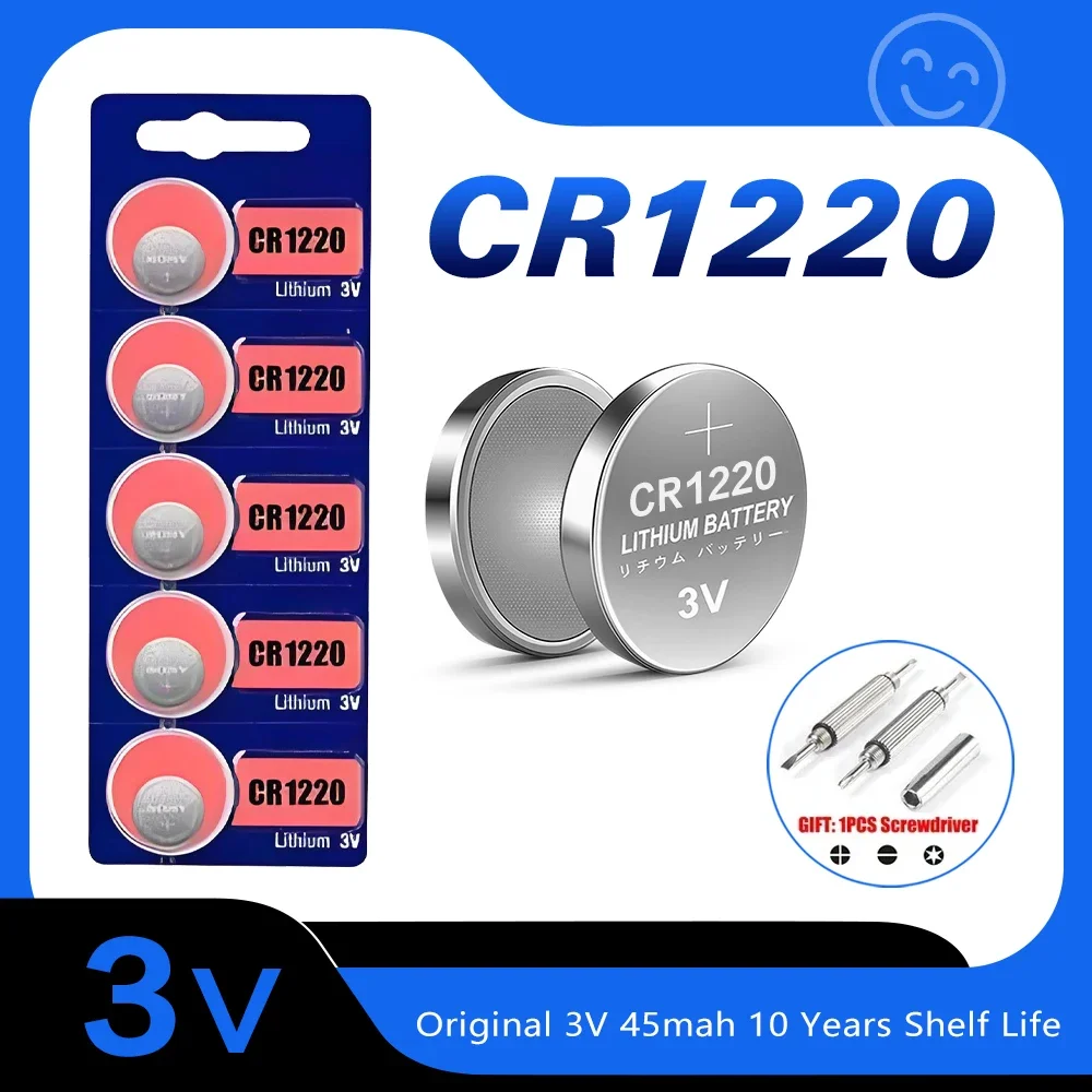 Original For SONY CR1220 Button Battery For Watch Car Remote Control Calculator Scales Shavers DL1220 BR1220 Coin Cells
Original For SONY CR1220 Button Battery For Watch Car Remote Control Calculator Scales Shavers DL1220 BR1220 Coin Cells