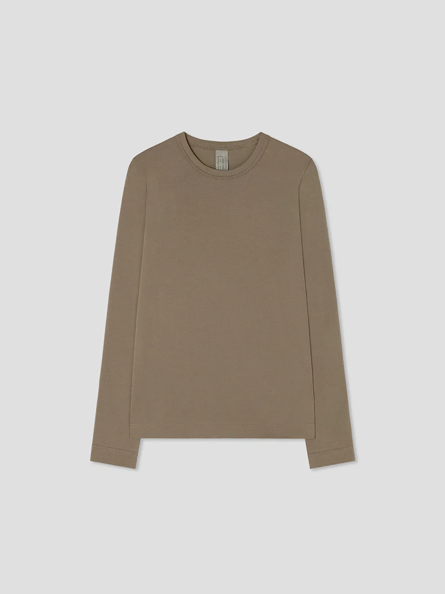 RomStudio Простая базовая экологически чистая трикотажная длинная све круглая Ne Base Layer RWCSSY959, женская футболка, лето 20л.
RomStudio Простая базовая экологически чистая трикотажная длинная све круглая Ne Base Layer RWCSSY959, женская футболка, лето 20л.