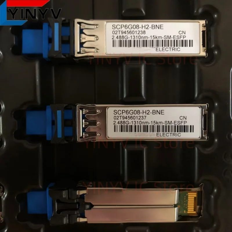 1Pcs SCP6G08-H2-BNE SCP6G08-H2 SCP6G08 Optical Transceiver,Enhanced ESFP,1310nm,STM16,-5.0~-0.0dBm,-21.0dBm,LC,15Km 100% New
1Pcs SCP6G08-H2-BNE SCP6G08-H2 SCP6G08 Optical Transceiver,Enhanced ESFP,1310nm,STM16,-5.0~-0.0dBm,-21.0dBm,LC,15Km 100% New