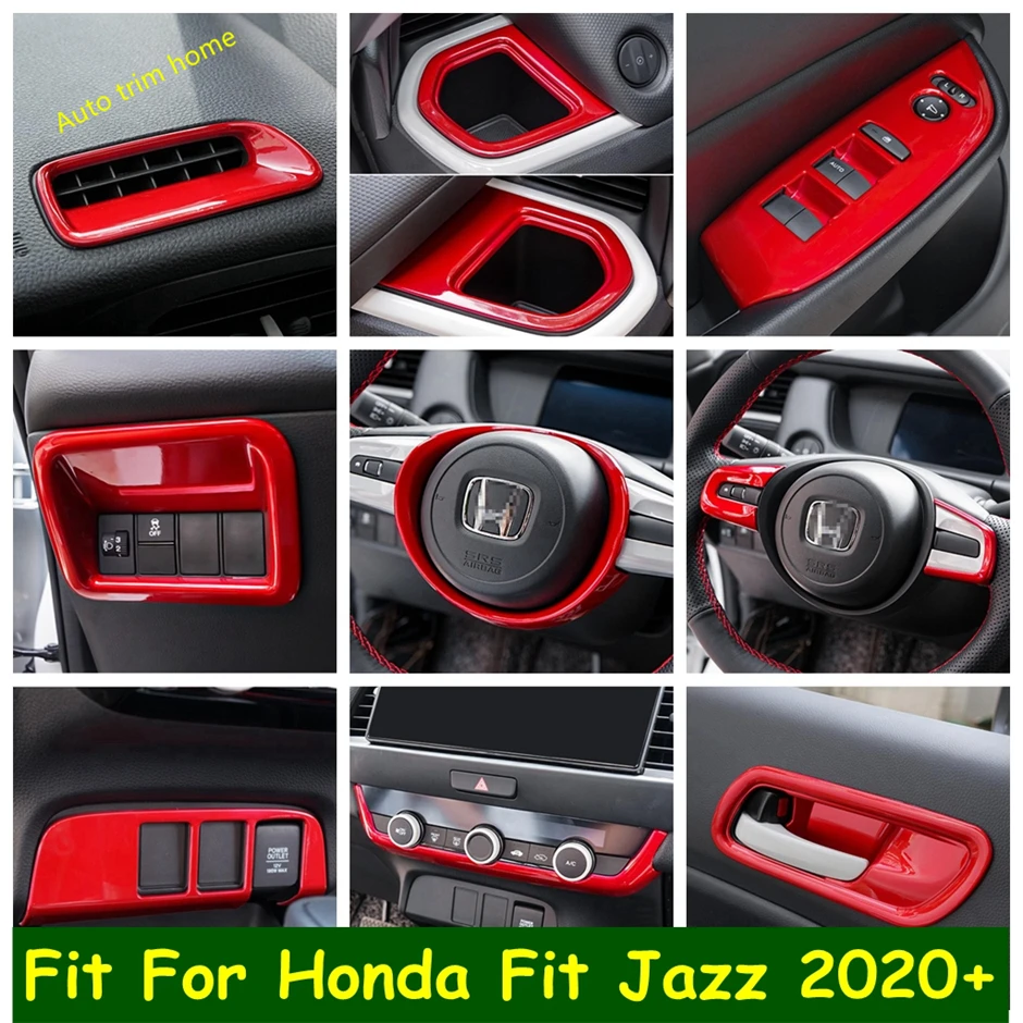 Car Window Lift Button Door Handle Bowl Steering Wheel Air AC Vent Cover Trim Fit For Honda Fit Jazz GR 2020 - 2022 Accessories
Car Window Lift Button Door Handle Bowl Steering Wheel Air AC Vent Cover Trim Fit For Honda Fit Jazz GR 2020 - 2022 Accessories