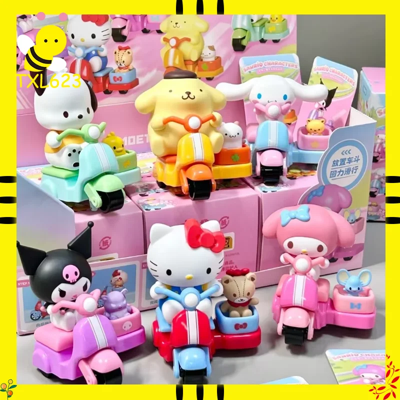 Hello Kitty Pochacco Melody маленький мотоцикл серии слепая коробка игрушка модный милый орнамент для игр
Hello Kitty Pochacco Melody маленький мотоцикл серии слепая коробка игрушка модный милый орнамент для игр