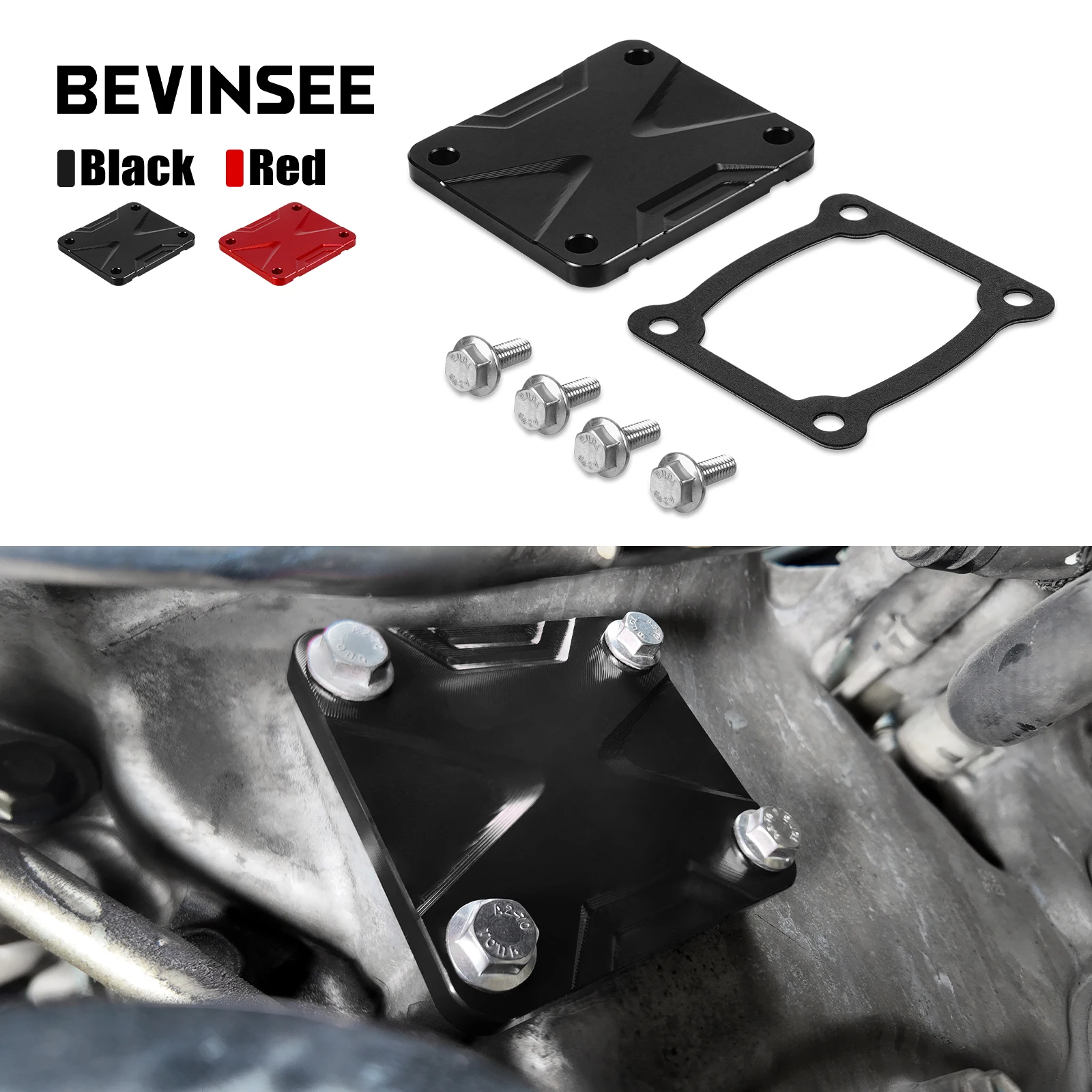 BEVINSEE Billet Timing Chain Cover Plate for Toyota Tacoma,Camry,RAV4,Highlander,4Runner,FJ Cruiser,Tundra,Sienna,Venza,Avalon
BEVINSEE Billet Timing Chain Cover Plate for Toyota Tacoma,Camry,RAV4,Highlander,4Runner,FJ Cruiser,Tundra,Sienna,Venza,Avalon